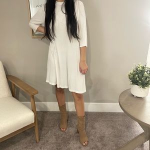 White Boho Dress